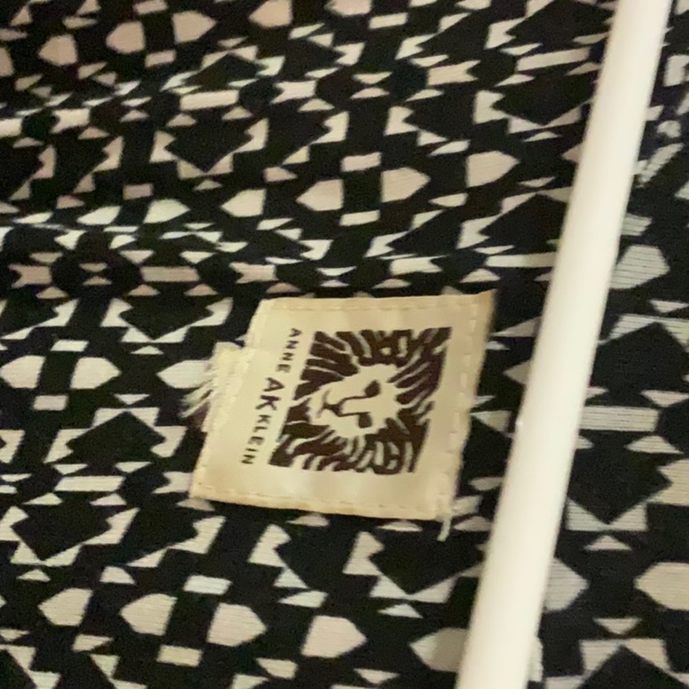 Anne Klein black and white dress